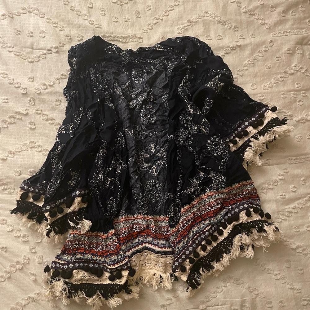 Colorful Printed Cardigan